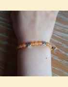 Bracelet en aventurine orange