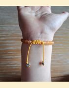 Bracelet en aventurine orange