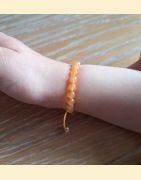 Bracelet en aventurine orange
