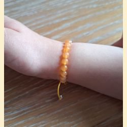 Bracelet en aventurine orange