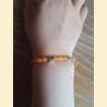 Bracelet en aventurine orange