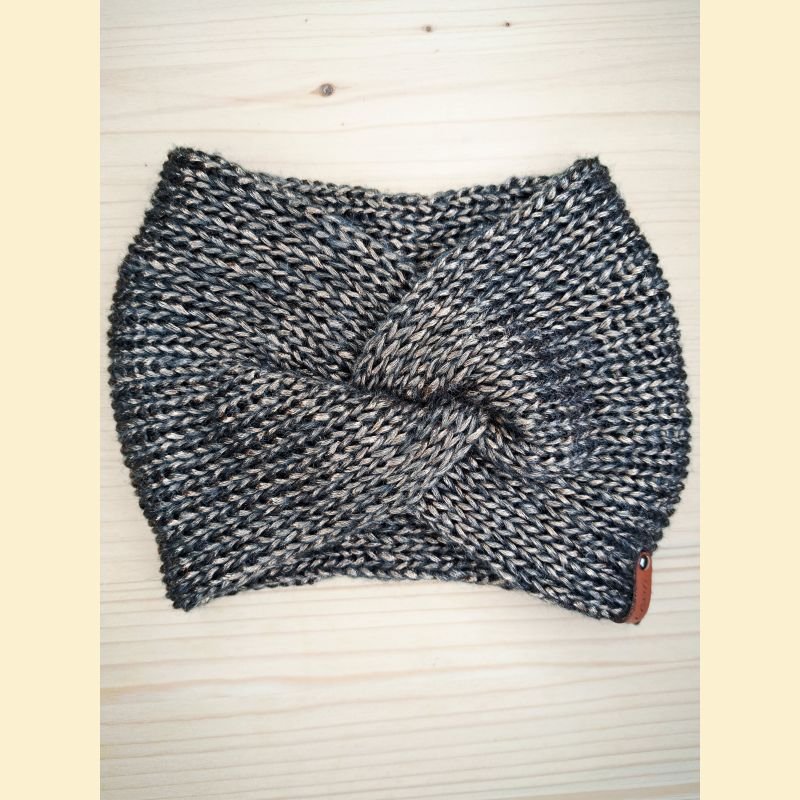 Bandeau metallico taupe