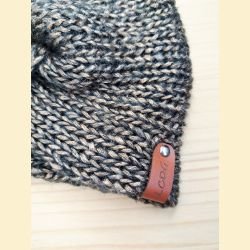 Bandeau metallico taupe