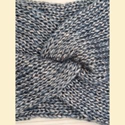 Bandeau metallico taupe