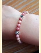 Bracelet en rhodonite