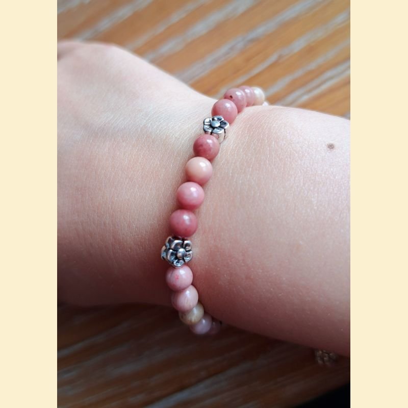 Bracelet en rhodonite Bracelet en rhodonite