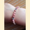 Bracelet en rhodonite