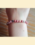 Bracelet en rhodonite