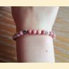 Bracelet en rhodonite