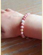 Bracelet en rhodonite