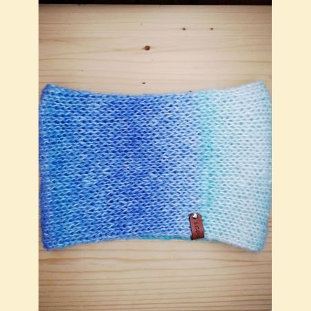 Tour de cou bleu dégradé