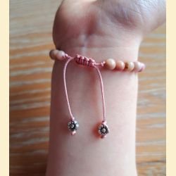 Bracelet en rhodonite