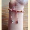 Bracelet en rhodonite