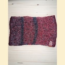 Tour de cou rouge métallisé