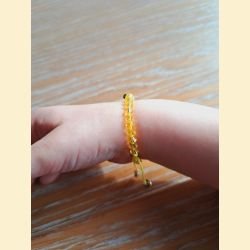Bracelet en Swarovski jaune