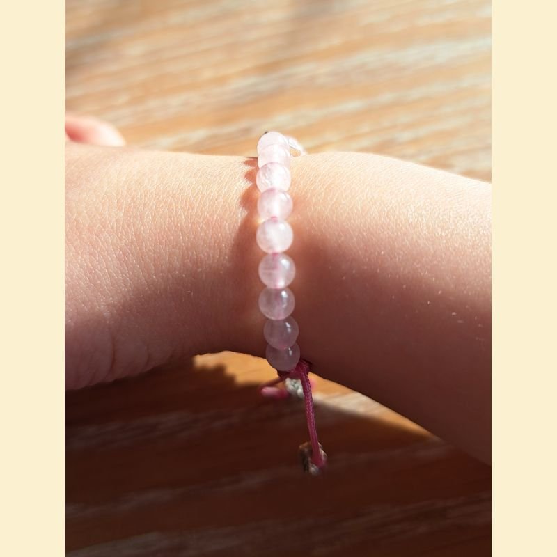 Bracelet en quartz rose Bracelet en quartz rose