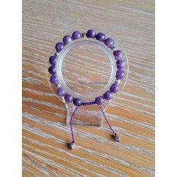 Bracelet en lépidolite