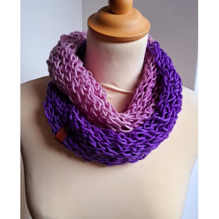 Snood drop mauve